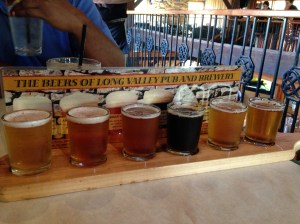 Beers Reviewed Left to Right